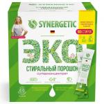 SYNERGETIC 100х25г Стиральный порошок Биоразлагаемый концентрированный универсальный гипоаллергенный