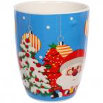 Кружка керамическая 350мл Встреча с праздником, микс рисунков