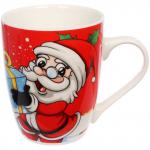 Кружка керамическая 350мл Новогодние чудеса в подарочной коробке, микс рисунков