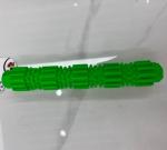 *Игрушка рельефная для средних и крупных пород собак Палочка, цвет зеленый, 22,7*3,5см