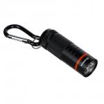 ЕРМАК Фонарик на карабине, 1 LED, 4хLR44, 5,5x2см