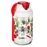 Банка с вилкой  Свежие овощи 660мл стекло HEREVIN