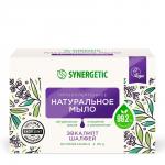 SYNERGETIC 90г Мыло туалетное натуральное Эвкалипт и шалфей