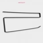 Держатель для бумажных полотенец подвесной Доляна, 26?1.5?12 см, чёрный