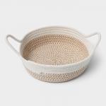 Корзина для хранения LaDom «Визави», плетёная, ручной работы, с ручками, хлопок, 34?24?7 см, бежевая