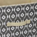 Короб стеллажный для хранения Доляна «Ромбы», 37?27?27 см, серый