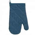 *Рукавичка-прихватка 'Цвет эмоций' 30х17, саржа, 100 % хлопок, 'Голубая сталь'