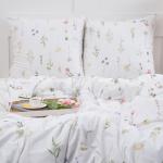 *Простыня на резинке 160х200х25, поплин, 'Ботанический сад ВБ'