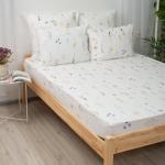 *Простыня на резинке 180х200х25, поплин, 'Ботанический сад ВБ'