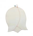 Коврик банный Тюльпан, цвет белый, без упаковки