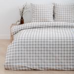 *КПБ 'Традиция' дуэт, поплин, 100% хлопок, пл. 110 гр./кв.м., 'Клетка Виши' Пододеяльник 146*217 (2 шт.), простыня 217*240, наволочка 70*70 (2 шт.)