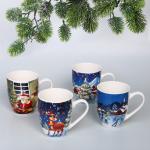 Кружка керамическая 350мл Красота зимней ночи, микс рисунков