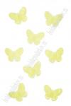 Кабошон "Бабочка" 3 см (500 гр/550 шт) SF-7499, желтый