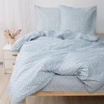 КПБ Simple Life 2,0 спальный с европростыней, бязь, 100 % хлопок, пл. 120 гр./кв.м., Ромбы голубые ОП Пододеяльник 177*217, простыня 240*217, наволочка 70*70 (2 шт.)