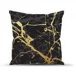 *Подушка декоративная с фотопечатью 40х40 см, габардин, 'Мрамор'