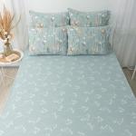 *Простыня на резинке 160х200х25, поплин, 'Иммортели ВБ'