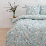 КПБ 'Традиция', 2,0 спальный с европростыней, поплин, 100% хлопок, пл. 110 гр./кв.м., 'Иммортели' Пододеяльник 177*217, простыня 240*217, наволочка 70*70 (2 шт.)