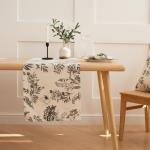 Дорожка 40х145, саржа, 100% хлопок, 'Гарден графит ВБ'