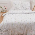 *КПБ 'Традиция'1,5 спальный, поплин, 100% хлопок, пл. 110 гр/кв.м 'Ботанический сад' Пододеяльник 146*217, простыня 150*217, наволочка 70*70 (2 шт.)