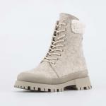 бежевый ботинки женская Войлок