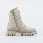 бежевый ботинки женская Войлок