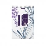 Блокнот с пластиковой обложкой на спирали ErichKrause Lavender, А5, 80 листов, клетка