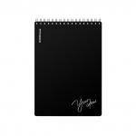 Блокнот с пластиковой обложкой на спирали ErichKrause Words, черный, A5, 80 листов, клетка