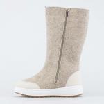 бежевый сапоги женская Войлок