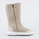 бежевый сапожки женская Войлок