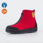 красный ботинки мужская Войлок