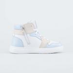 беж-гол ботинки дошкольная, школьная Нат. кожа