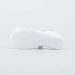 беж-зол туфли дошкольная Текстиль