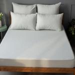 *КПБ 'Традиция', 2,0 спальный с простыней на резинке, поплин, 100% хлопок, пл. 110 гр./кв.м 'Минерал ВБ' Пододеяльник 177х217; простыня на резинке 160х200х25, наволочка 50х70 - 2шт.