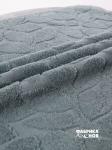 **Полотенце махровое жаккард RUG Листья 50х70 пл.650гр.
