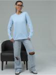 Лонгслив "Классик" Голубой
