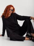 Лонгслив женский дэворэ "МАЛИБУ" ЧЕРНЫЙ