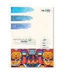 "Carioca Plus" Альбом для рисования акварелью 25\% хлопок, 75\% целлюлоза 300 г/м2 A4 21 х 29.7 см папка 20 л.