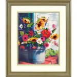 Набор для вышивания "DIMENSIONS" 01534 "Корзина цветов"