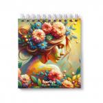 "Светоч" 80А40 Артбук (Скетчбук), блок белый, с жесткой подложкой, 120  г/м2 166*175 мм на гребне 80 л. 2 шт.