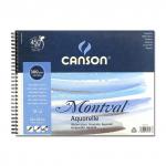 "Canson" Альбом для акварели 100\% целлюлоза 300 г/м2 24 х 32 см на спирали 12 л.