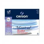 "Canson" Альбом для акварели 100\% целлюлоза 270 г/м2 24 х 32 см склейка с одной стороны 12 л.