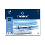 "Canson" Альбом для акварели "Мontval" 100\% целлюлоза 300 г/м2 24 х 32 см склейка с одной стороны 12 л.
