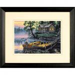 Набор для вышивания "DIMENSIONS" 65091   "Утро на озере"