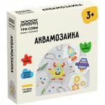 Аквамозаика ТРИ СОВЫ Космическое приключение, набор инструментов, трафареты, картонная коробка 12*12см, AQB_54289