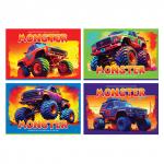 Альбом для рисования 08л., А4, на скрепке BG Monster, АР4ск8 10947