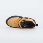 горчичный ботинки школьная Комбинирован.