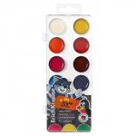 Акварель ErichKrause «Простоквашино», 12 цветов, без кисти, пластиковая коробка, европодвес