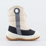 беж-чер сапожки малодетская Комбинирован.