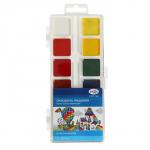 Акварель медовая «Гамма. Классическая», 12 цветов, без кисти, пластик