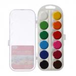 Акварель медовая «Гамма. Мультики», 12 цветов, без кисти, пластик